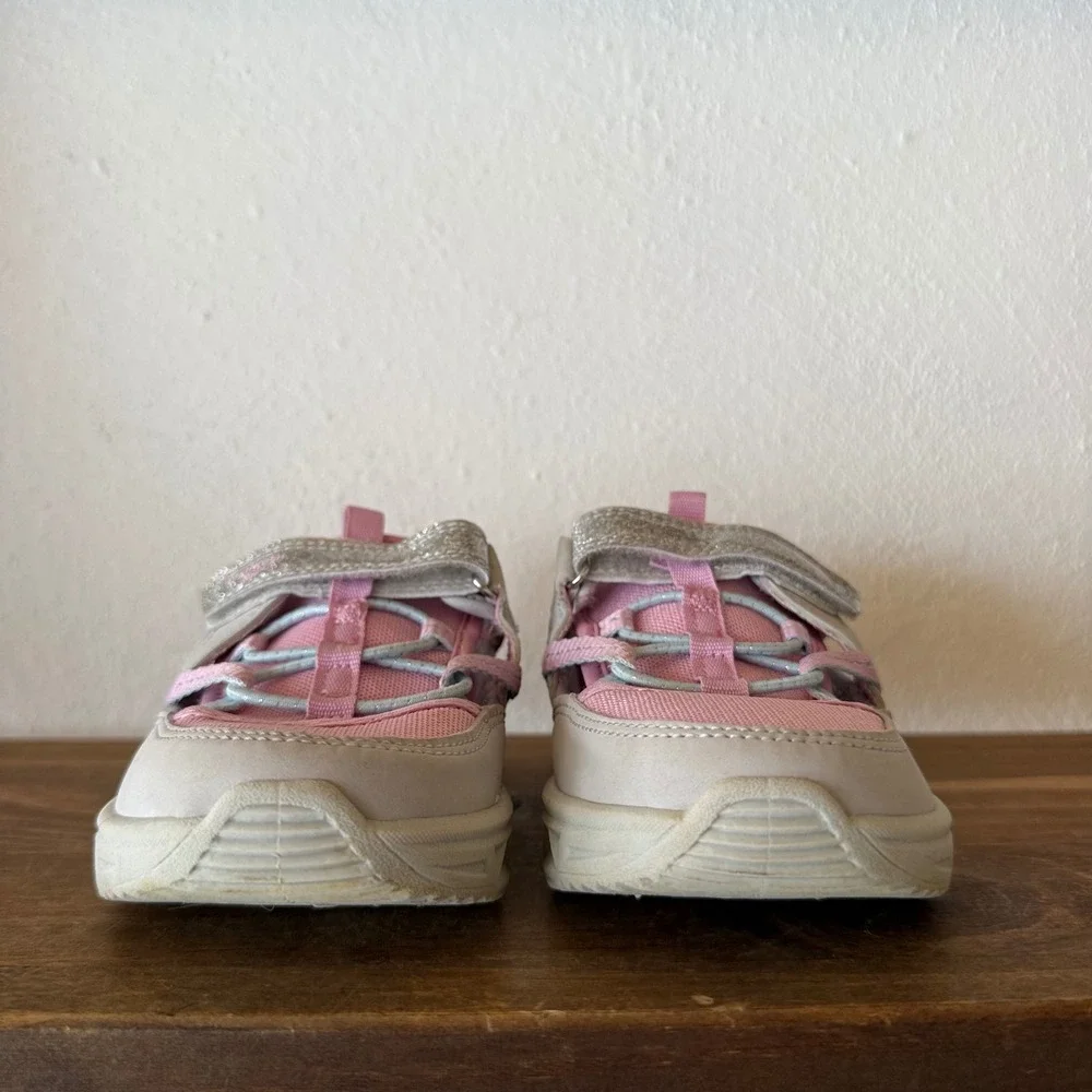 OshKosh B'gosh Rock-G Sneakers Girls Size 12M Pink Grey Play Sandals OS25R01H